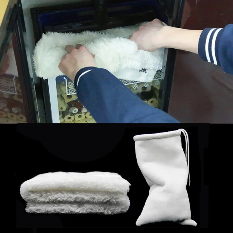 

1PC White Cotton Filtration Foam Towel Aquarium Fish Tank Biochemical Filter Pad Mats Lightweight And Softness Design