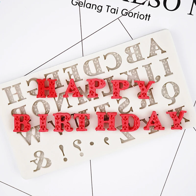 

Capital Letters Silicone Mold Fondant Mould Cake Decorating Tools Chocolate Gumpaste Molds, Sugarcraft, Kitchen Gadgets