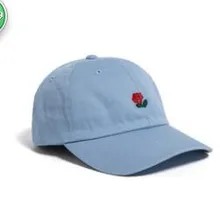 10 шт./партия,, Женская Повседневная хлопковая бейсболка с вышивкой розы для мужчин и женщин, спортивная бейсболка с цветами для рыбалки, регулируемая крышка