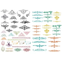 1 шт. ретро Красочный Узор корейский Precut украшения наклейки Настольный органайзер школьные принадлежности офисные аксессуары