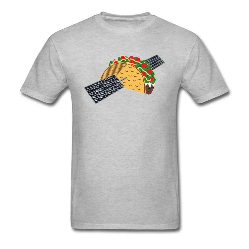 Orbital T.A.C.O. Satellite Short Sleeve Tees O-Neck 100% Cotton Fabric Men T Shirts Fashionable Tops Shirts Classic Orbital T.A.C.O. Satellite grey