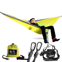 260x140 см 300x200 портативный высокая прочность Парашют Ткань Кемпинг гамак подвесная кровать с спальный гамак