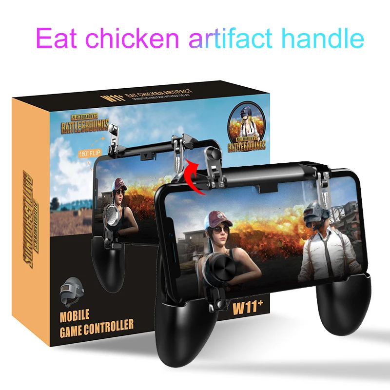 

Mobile Phone Game Trigger Gaming PUBG Mobile Shooter Controller Gamepad Joystick Metalen L1 R1 Trigger Game for ios Android