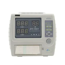 Portable fetal monitor for twins fetus heart rate monitor CTG machine ultrasound prenatal monitor BFM-700E+