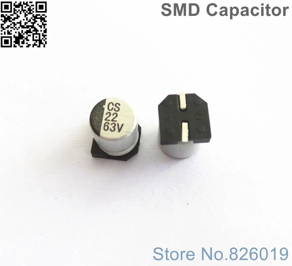 

12pcs/lot 63V 22uf SMD Aluminum Electrolytic Capacitors size 6.3*7.7 22uf 63V