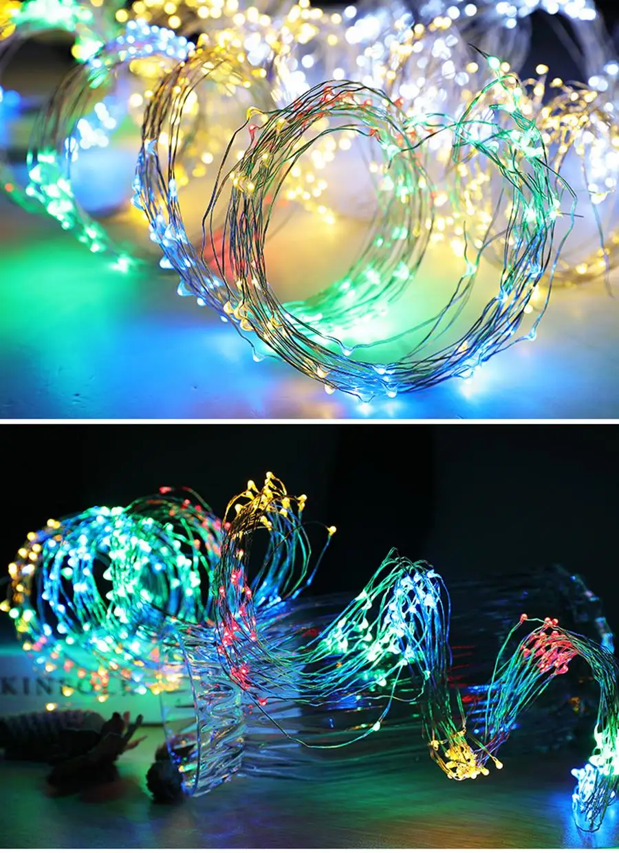 Kaufen LED Outdoor Solar Lampe String Lichter 100 200 LEDs Fee Urlaub Weihnachten Party Girlande Solar Garten Wasserdicht