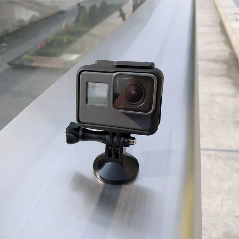

Magnetic Holder for Go pro Accessories Magnet Metal Tripod Universal Mount Adapter for Gopro Hero 7 6 5 4 3+ Xiaomi Yi 4k sjcam