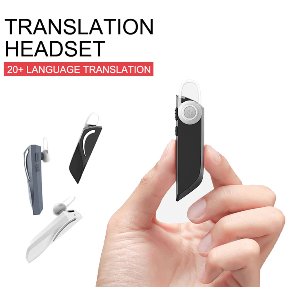 

Smart Voice Translator 20 Languages Instant Translate Headphone Wireless Bluetooth Translator Earphone Business Voice Translator