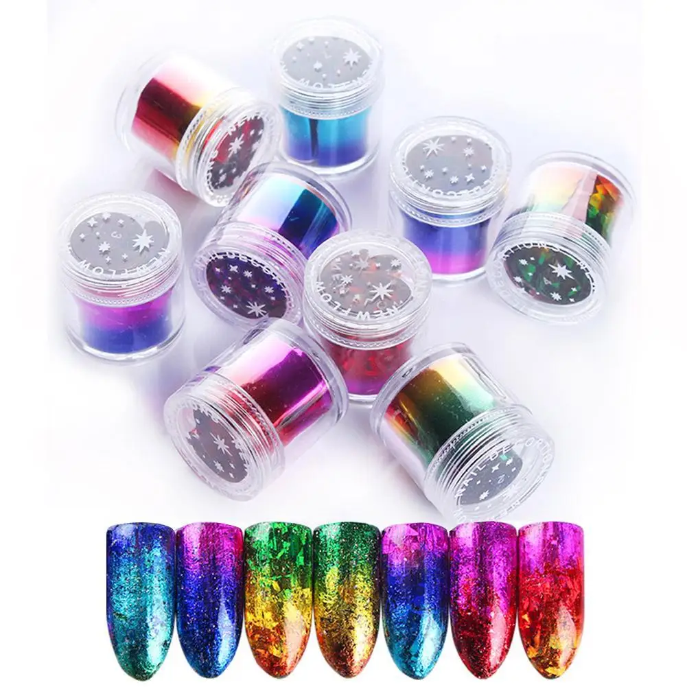 

Nail Art Sticker Fantasy Star Printed DIY Manicure Design Nail Foil Nail Art Transfer Stickers Foil Paper Sticker Nail Art Decor