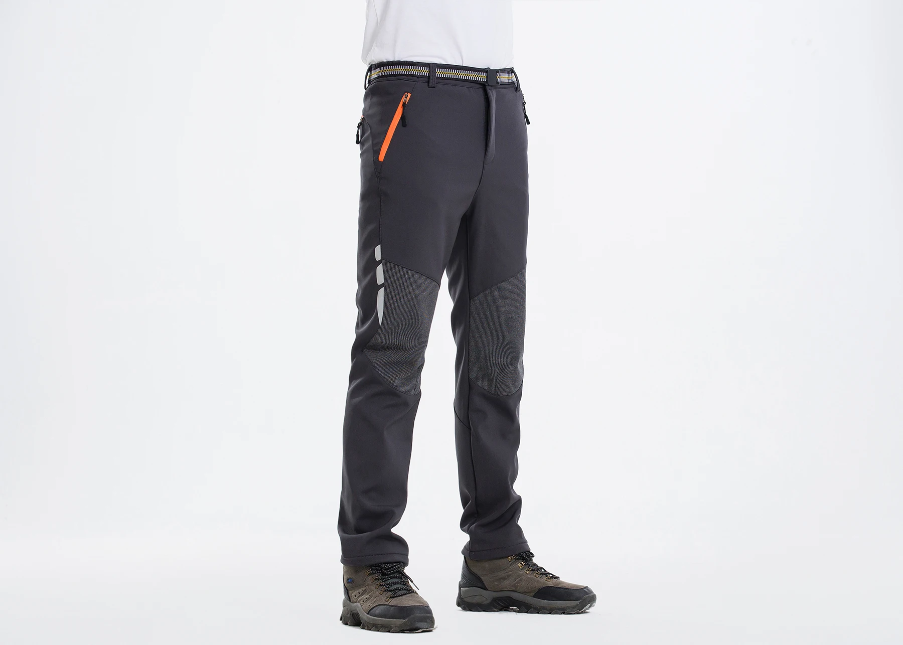 Мужские Зимние флисовые водонепроницаемые уличные штаны, мягкие панцирные брюки, походные треккинговые походные спортивные туристические тренировочные брюки-карго