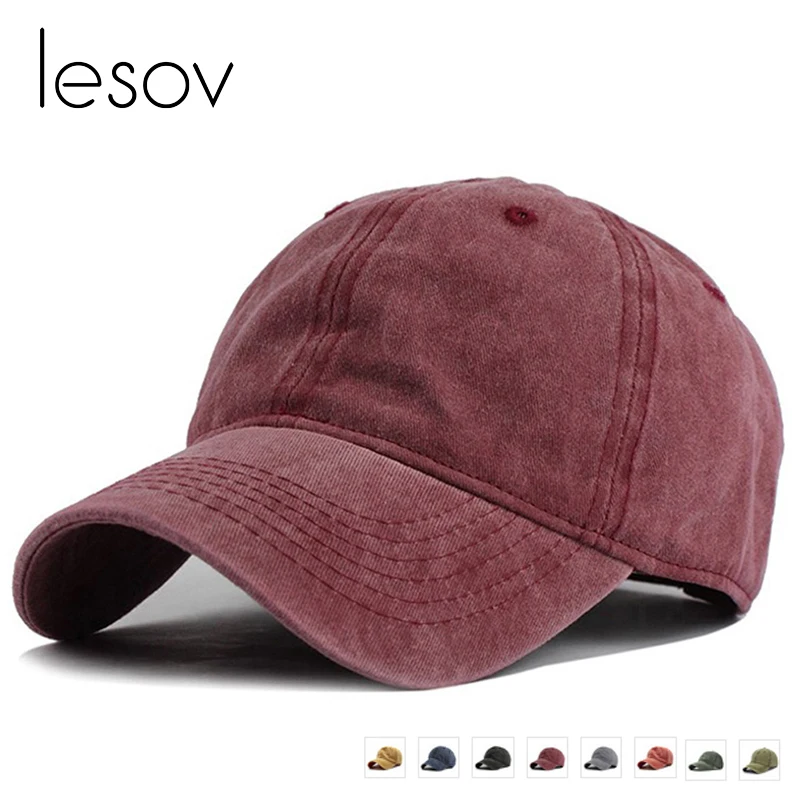 

Lesov Autumn Winter Baseball Cap Women Men Washed Cotton Casual Sport Hip Hop Snapback Caps Breathable Visor Bone Sun Hat Chapeu