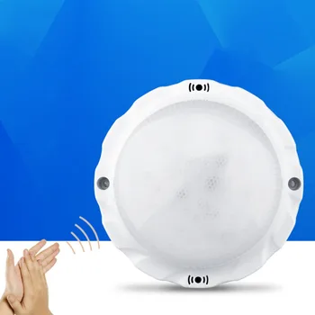 

Portable Sound Sensor LED Ceiling Light Sounds Control Round Ceiling Lamp Home Energy Saving Emergency Lights