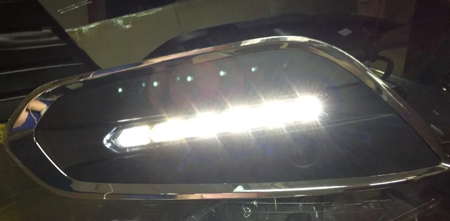 Светодиодный дневной ходовой светильник DRL для Volvo S60 2011-13 с тусклым и выключенным управлением+ сертификация ЕС, высокое качество