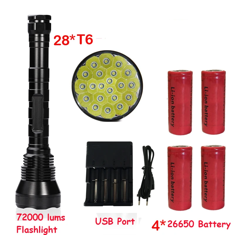 Newest-Super-Bright-72000-Lumen-5-Mode-28-T6-LED-Flashlight-Strong-Torch-Flash-Light-lamp