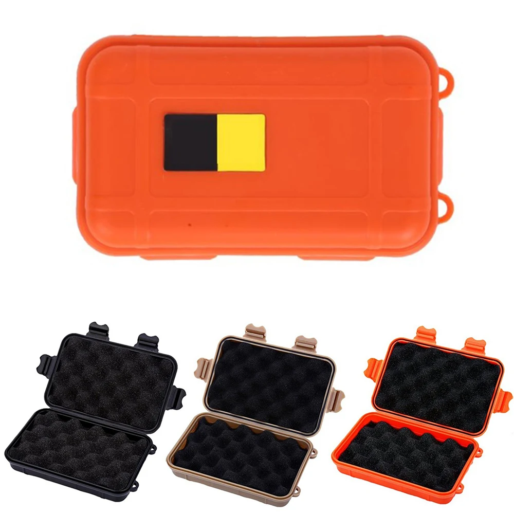 

Outdoor Storage Box Case Travel Kit Shockproof Waterproof Emergency Airtight Pill Holder Survival Tool Sundry Camping Gear Box
