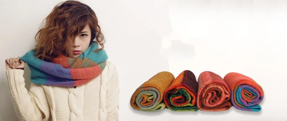 Корейский шерстяной шарф женский зимний плотный длинный шарф-снуд роскошный бренд весна осень женский и мужской такса теплый шарф