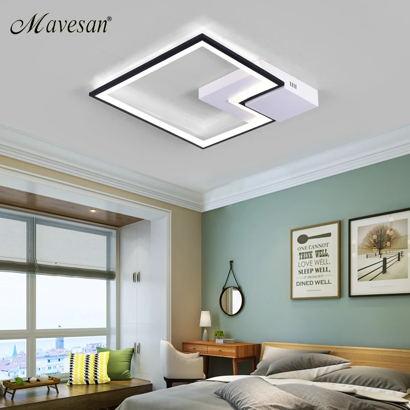 2018 Office ceiling lamp led for home dimmer or switch control led plafond for 15-25square meters indoor lighting for bedroom