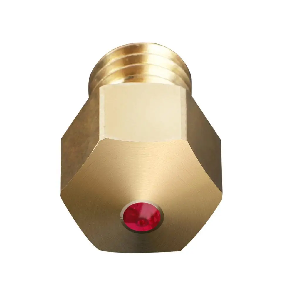 3D Printer 0 4mm Nozzles Wear Resistant Extruder Head for MK8 3D Printer compatible with PETG 3