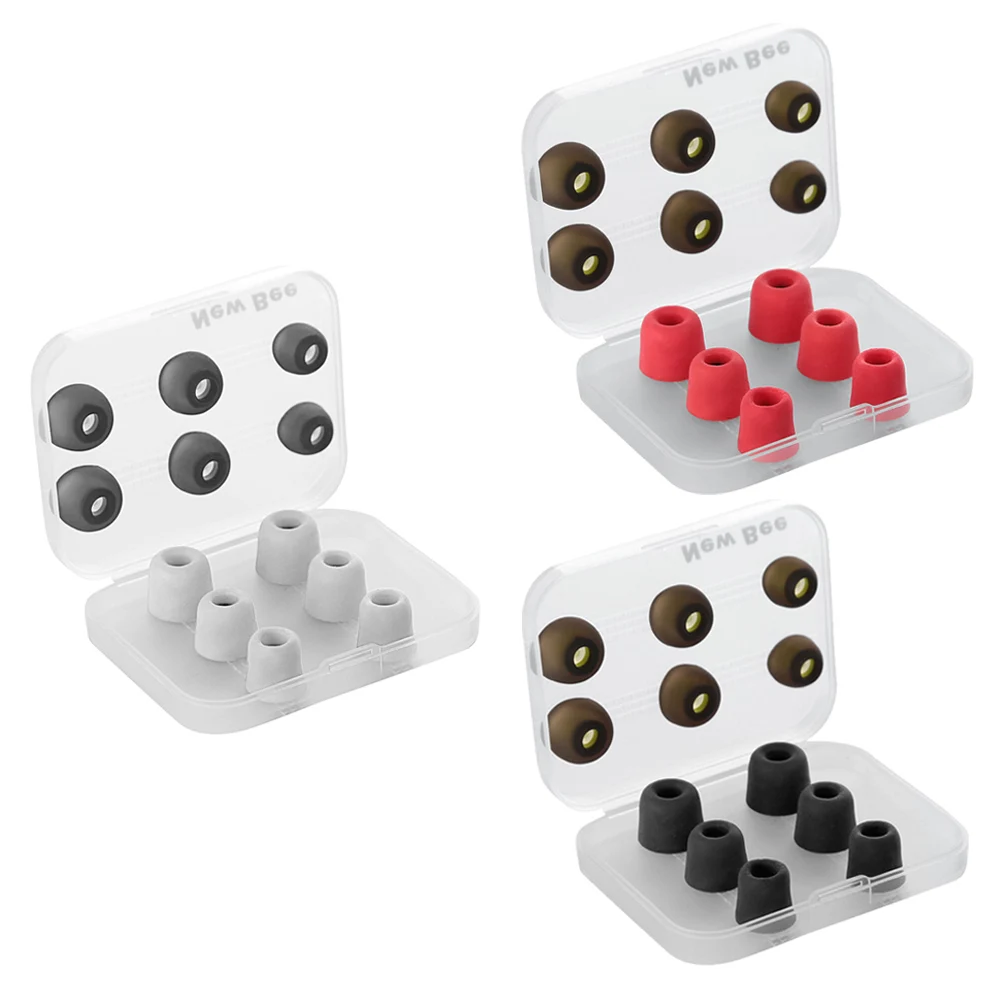 Vococal Earbuds Replacement Tip 3Pairs Bass Silicone Headphone Tip with