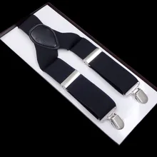 3,5*110 см мужские клетчатые полосы с тремя подтяжки с зажимами FY18102202