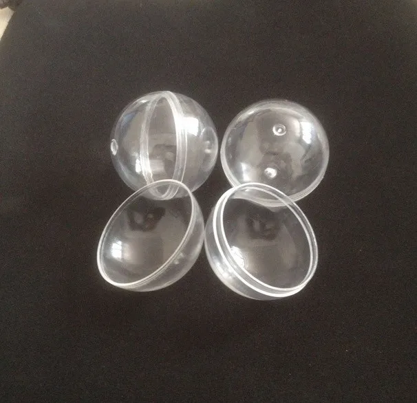 100 x Transparent Vending Machine Empty Round Toy Capsules 28mm Non-toxic Safety 