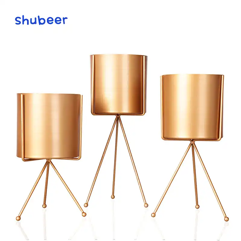 Indoor Metal Flower Pot With Stand Outdoor Planters Holder Set Of Flower Pot With Stand Outdoor Planters