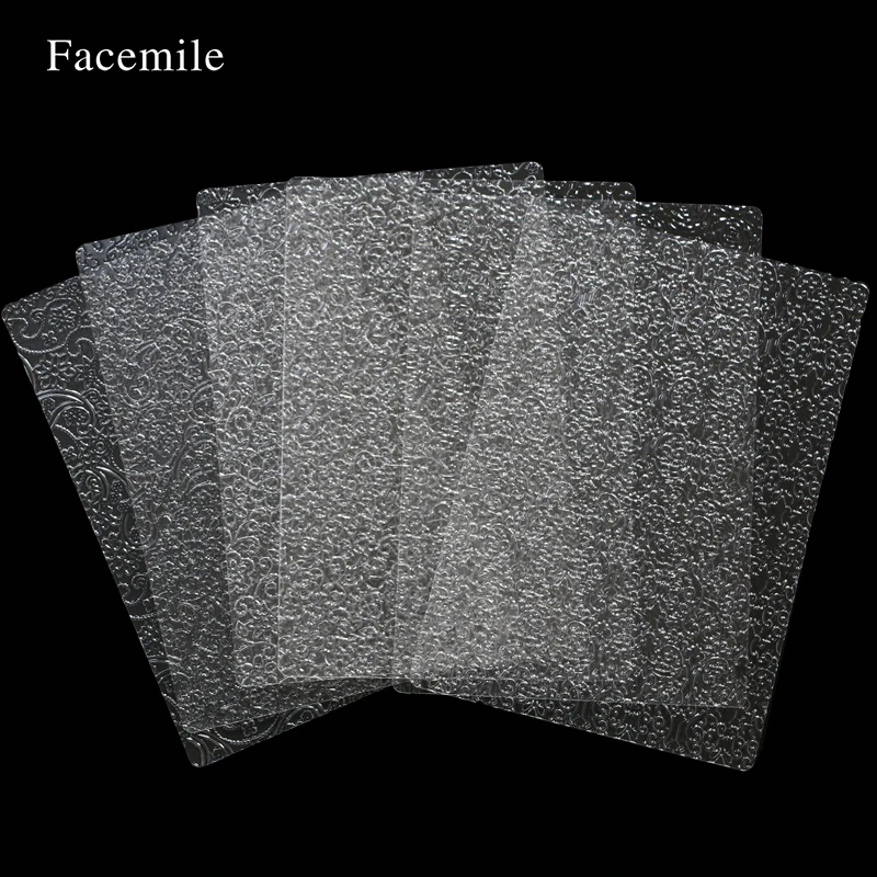 

6PCS Texture Sheet Set Sugar Craft Cookie Decoration Texture Mat Baking Tools For Cakes Cupcake Fondant Cake Mold