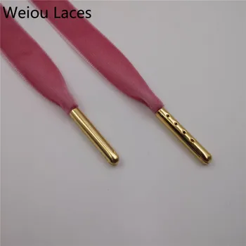 

Weiou 1.27cm Width One Side Velvet Surface Shoelaces Women Men Rose Red Peach Pink Colorful Leather Sports Casual Shoes Laces