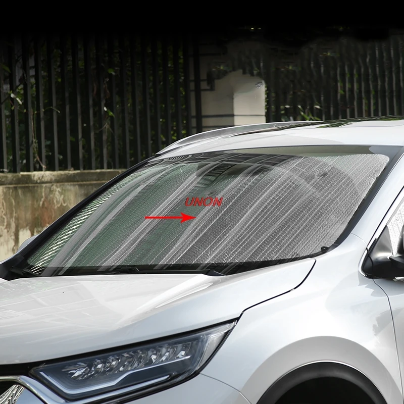 

Car Windshield Sun Shade Sun blinds Shading block The front Sunshade Fit For Honda CRV CR-V 2017 2018
