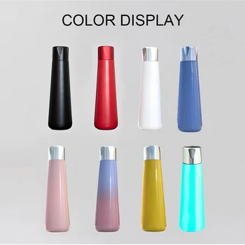 

400ML Smart vacuum thermal insulation bottle with Water Drinking Reminder Function Travel LED Temperature Screen Thermos flask