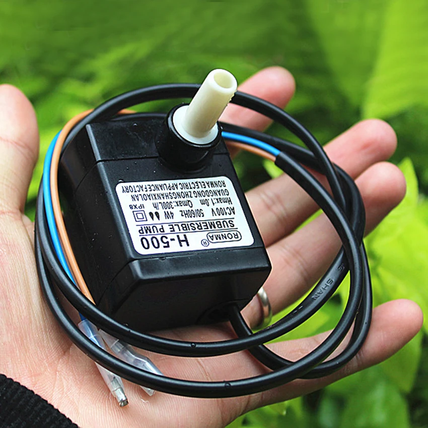 

AC100V Silent Fish Tank Water Pump Submersible Pump Permanent Magnet Synchronous Motor 2450r/Min IPX8 Air Conditioning Fan Pump