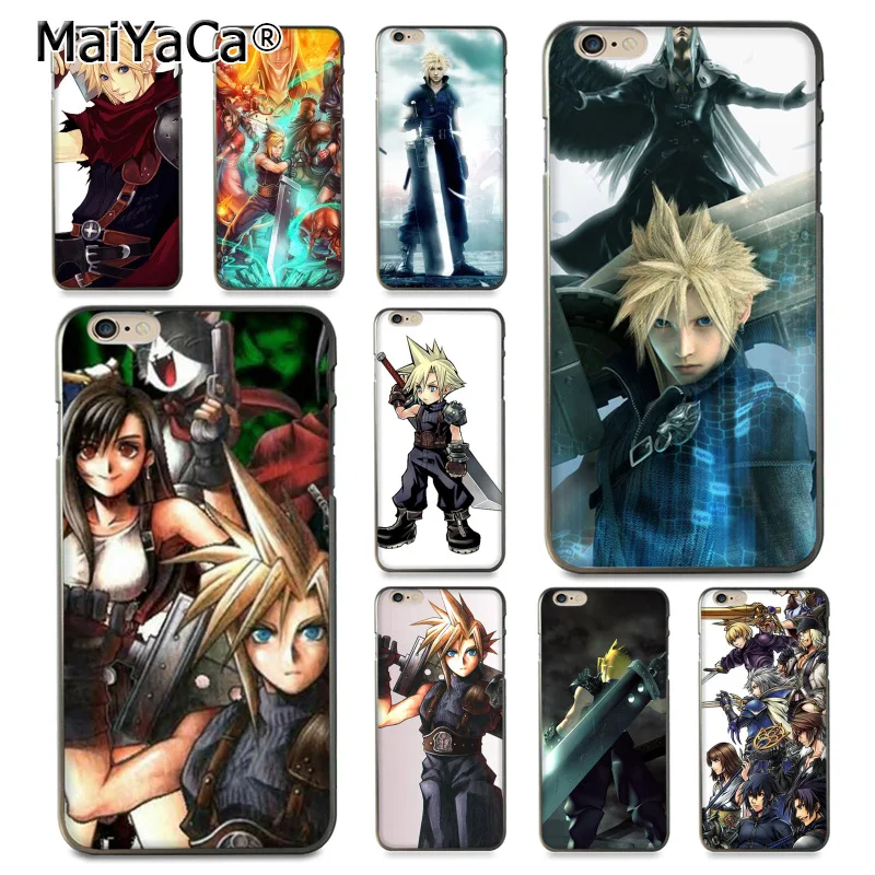 MaiYaCa Final Fantasy VII FF7 аниме новейшая мода Роскошный чехол для мобильного телефона Apple