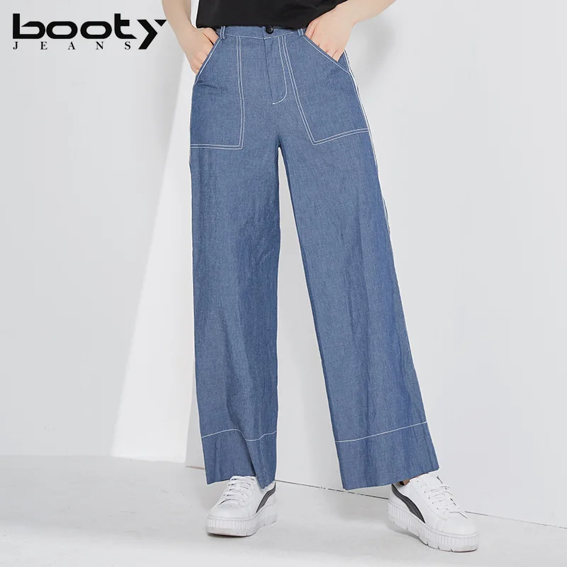 Bootyjeans Autumn 2018 New High end Women's Jeans Fashion High waisted