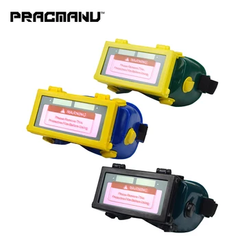 

PRACMANU Solar Auto Darkening Eyes Mask Welding Helmet Welding Mask Eyeshade/Patch/Eyes Goggles for Welder Eyes Glasses