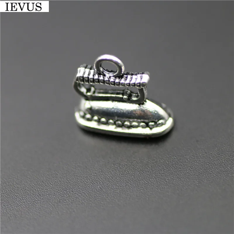 

Hot selling 6 Pieces/Lot 12.5mm*14.5mm Antique Silver Plated metal charm Iron charm for diy handmade jewelry making