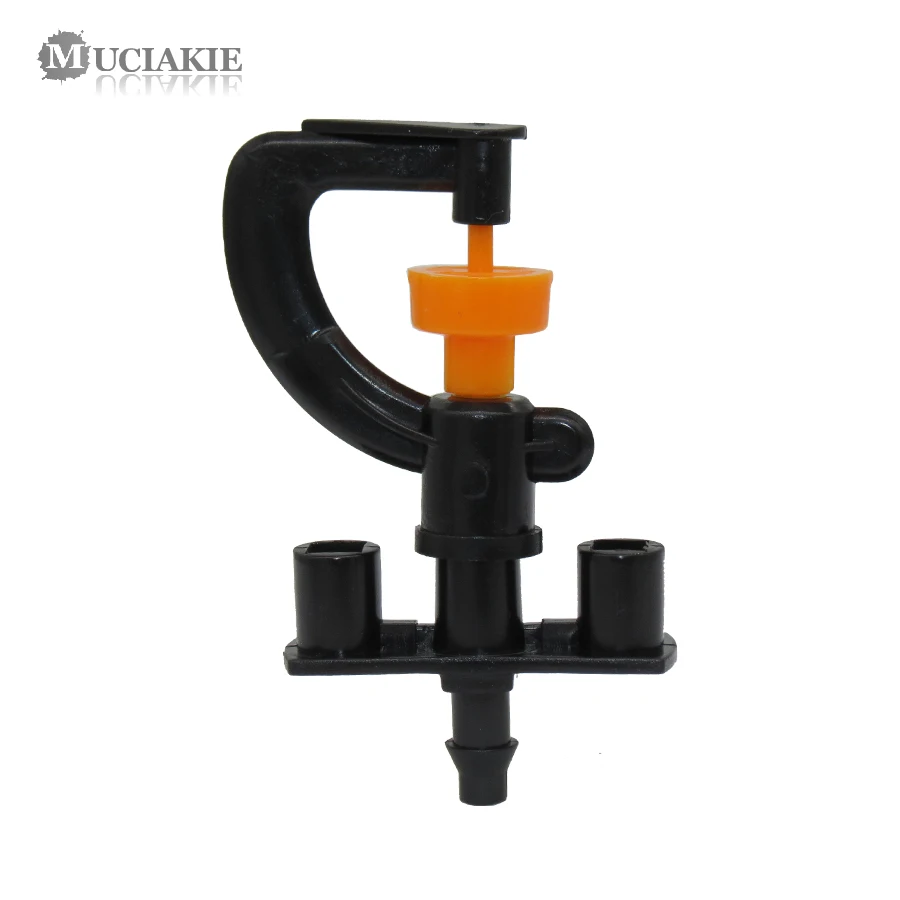 MUCIAKIE 5PCS Drip Irrigation Mini 360 Degree Rotating Sprinkler Nozzle