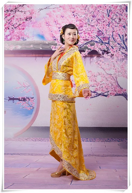 Abito Tradizionale Cinese Hanfu Donna - Costume Antico Per Spettacoli E Feste