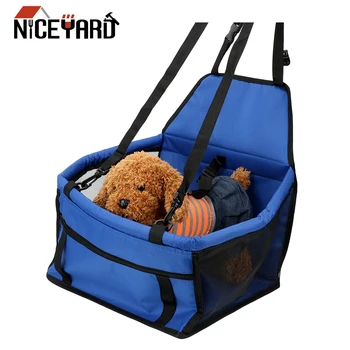 

NICEYARD Pet Puppy Carrier Bag Safety Basket Travel Car Seat Cover Folding Hammock For Cats Dogs Transporting Dog Accessories