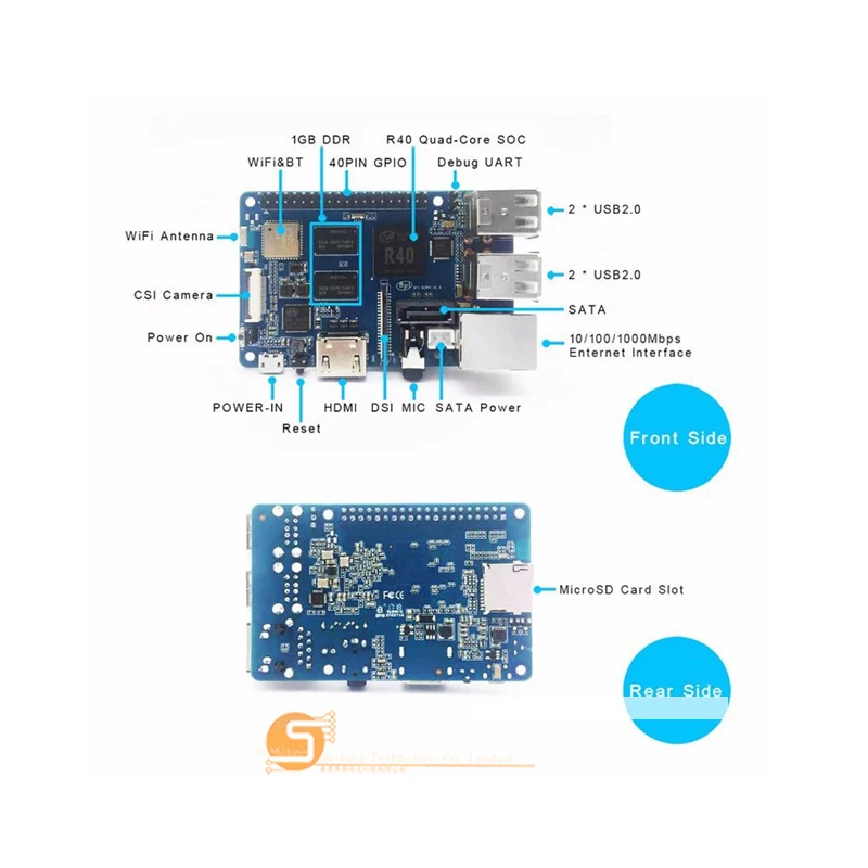 Banana pi BPI-M2 Berry четырехъядерный одноплатный компьютер, такой же размер, как raspberry pi 3