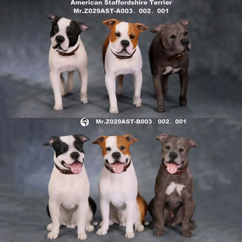 

Mr.Z 1/6 Animal Model NO. 29:American Staffordshire Terrier Posture for 12 inches Action Figure Accessories Collections