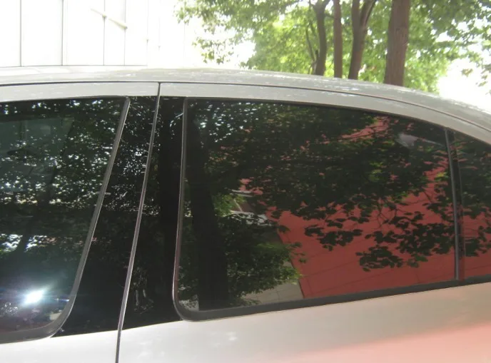 Авто среднего окна планки B C столб Стикеры для Skoda Octavia A5 A7, 6 шт./компл., автомобиль внешней отделки аксессуары