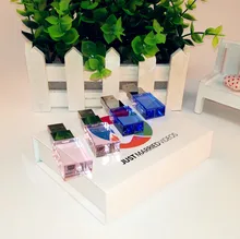 2pcs/lotCustom Logo Color Crystal Usb 2.0 Memory Flash Stick Pen Drive with Custom Box (over 20 Pcs.free Logo Fee) LED Light