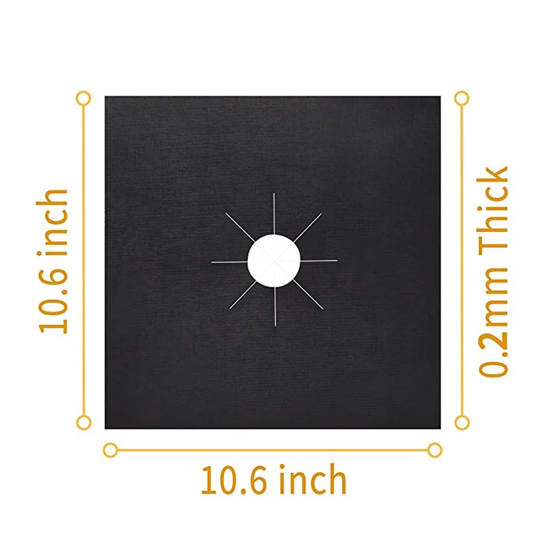 UPORS-4Pcs-Set-Stove-Protector-Cover-27-27cm-Reusable-Teflon-Gas-Stove-Cover-Non-Stick-Dishwasher