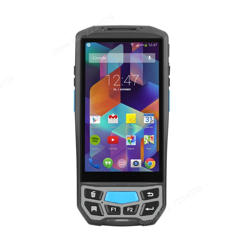  4G Android7.0 rugged nfc rfid reader 2d barcode scanner all in one handheld smartphone rugged andro