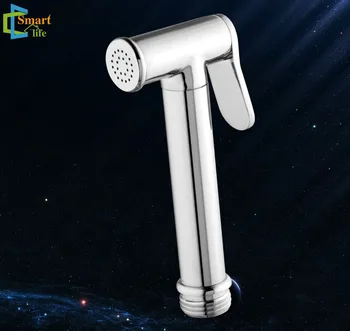

Chrome Plated ABS Shattaf Toilet Bidet Spray Hand Held Portable Bidet Shower Free Shipping