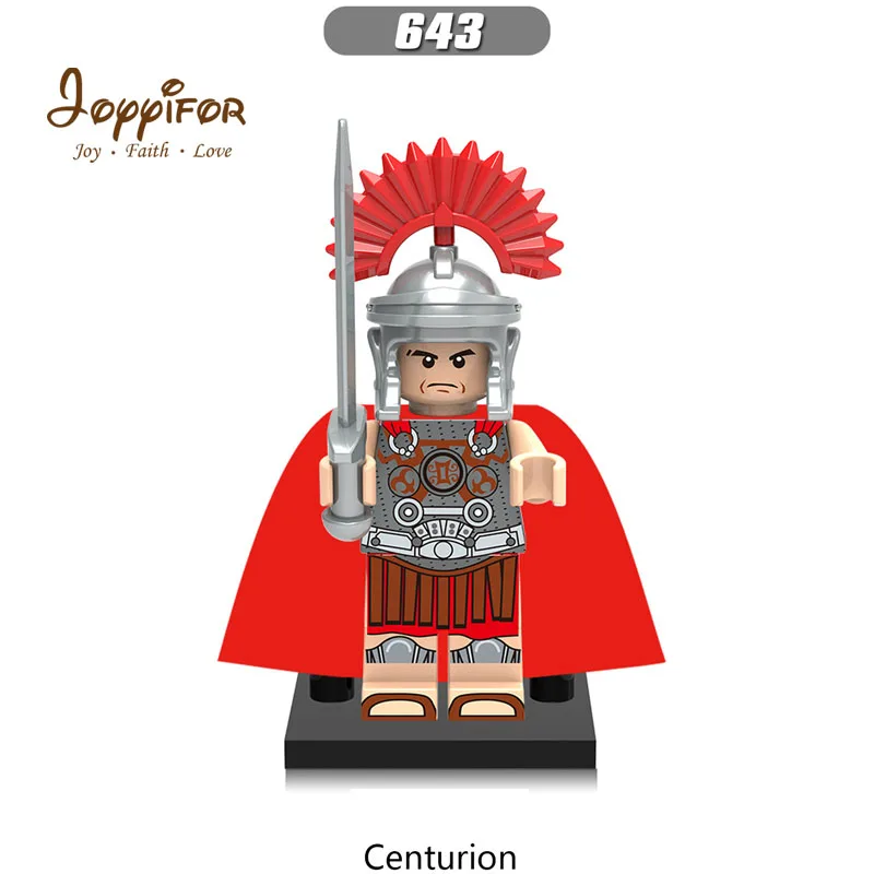 

Joyyifor 300 Hero of Sparta Crusader Spartacus Arvoesine Spartacus Centurion Rome Commader building Blocks Toys gifts Kids Toys