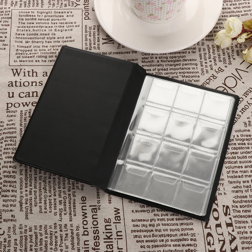 

1PC Retro 120 Coin Album Collection Storage Penny Book Coin Holder Pockets Money Desk Sets New School Stationery Office Supplies