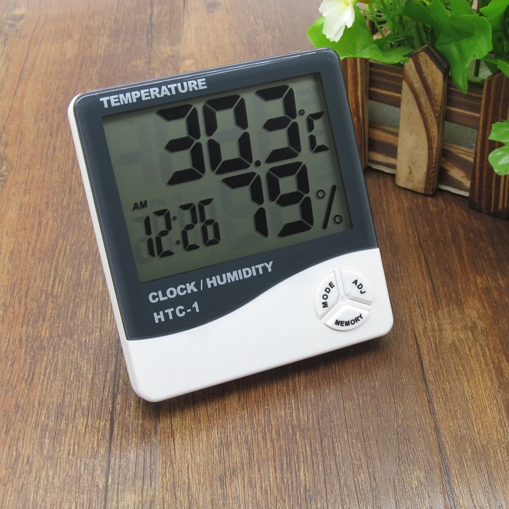 

HTC-1 Large LCD Display Temp & Humidity Meter