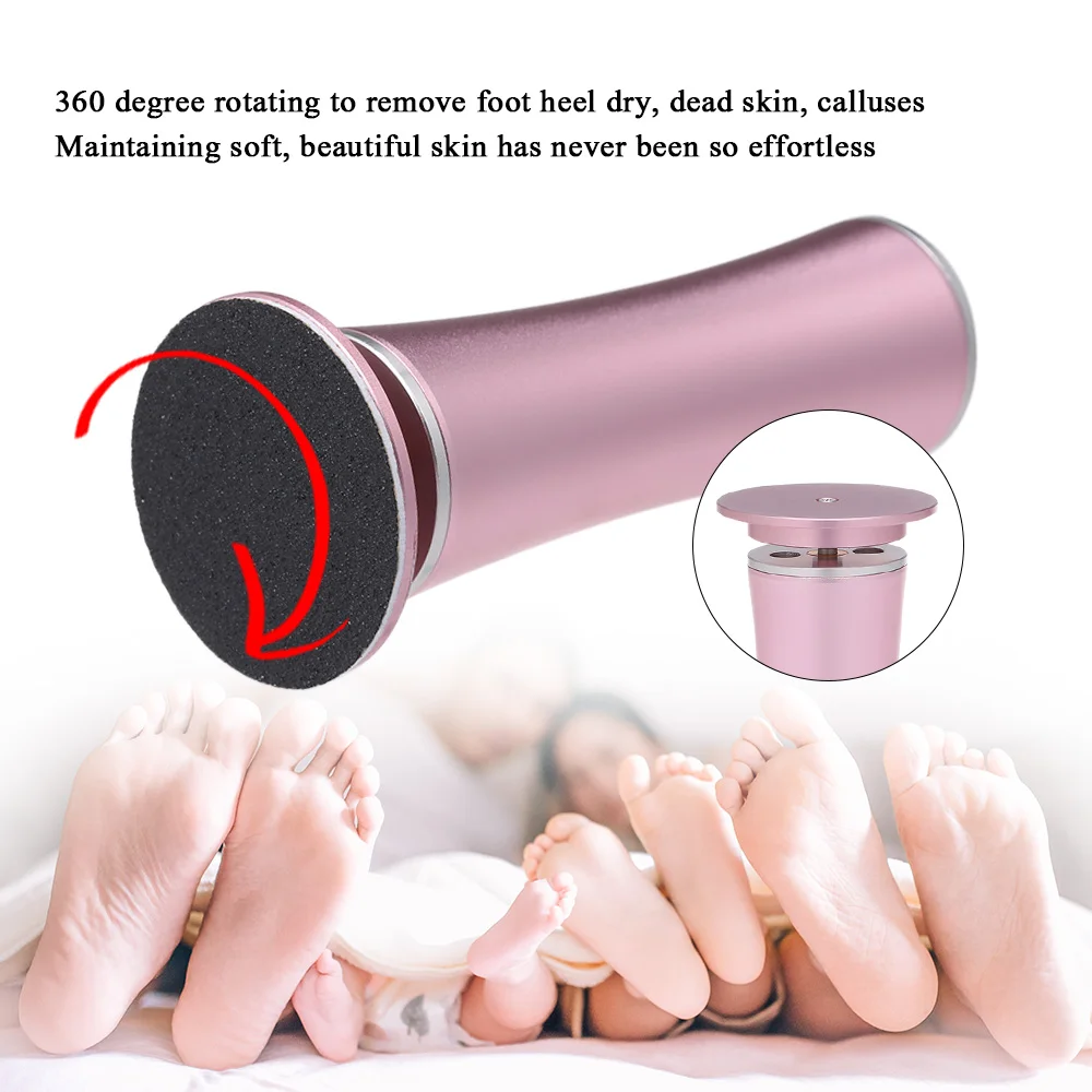 Herramienta eléctrica de pedicura para el cuidado de los pies limas removedor de callos de pedicura Archivo de sierra recargable para removedor de callos de piel muerta Herramienta eléctrica de pedicura para el cuidado de los pies limas removedor de callos de pedicura Archivo de sierra recargable para removedor de callos de piel muerta
