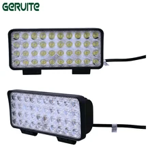 Best 2PCS 120W 40LED x 3W Car LED Work Light rectangle headlight as Worklight Flood Light Spot Light led lamp car